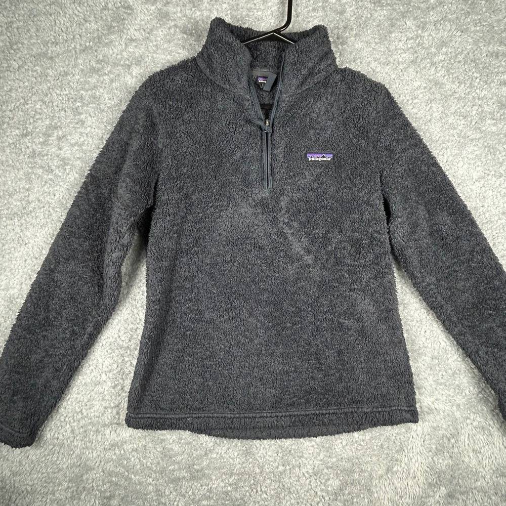 Patagonia Gray Los Gatos Fleece Quarter Zip Pullover Women's XS